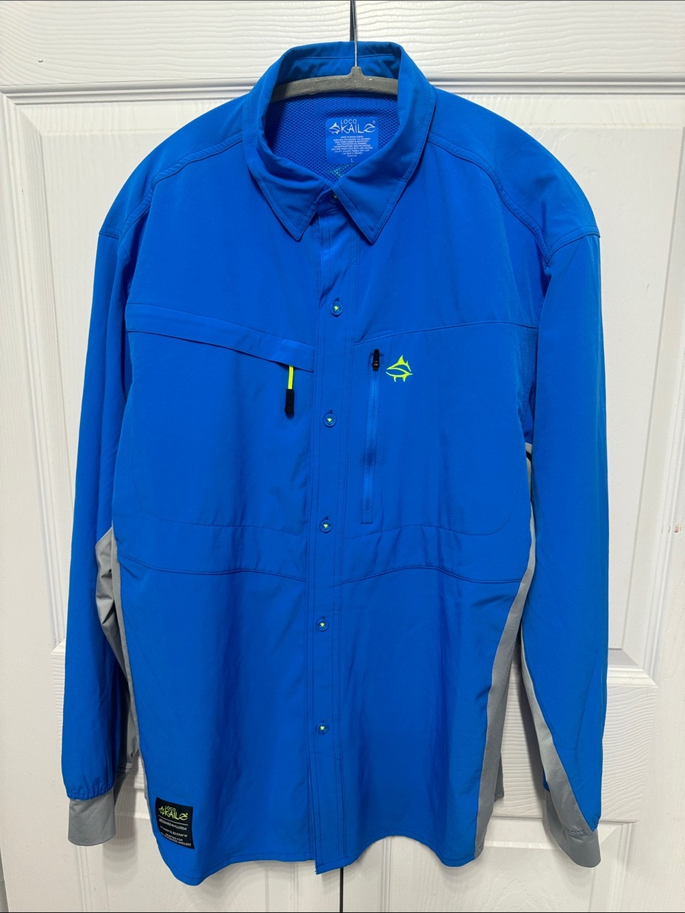 Men's Lightweight Royal Blue Shirt Jacket